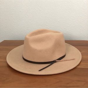 Anthropologie Cream Wide Brim Hat